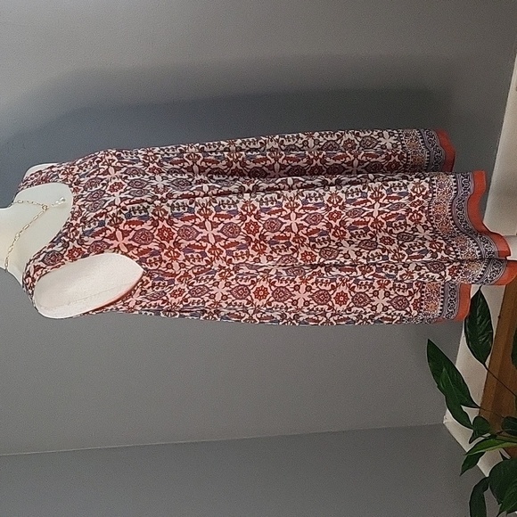 Max Studio Scoop Neck Lined Pull Over Figure Flattering Swing Dress - Size S - Picture 2 of 10